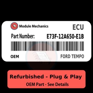 E73F-12A650-E1B ECU - PLUG & PLAY | Ford Tempo | ECM PCM BCM Engine Control Computer OEM