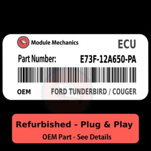 E73F-12A650-PA ECU - PLUG & PLAY | Ford Tunderbird / Couger | ECM PCM BCM Engine Control Computer OEM