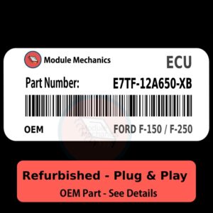 E7TF-12A650-XB ECU - PLUG & PLAY | Ford F-150 / F-250 | ECM PCM BCM Engine Control Computer OEM