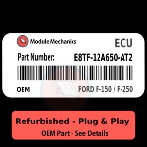 E8TF-12A650-AT2 ECU - PLUG & PLAY | Ford F-150 / F-250 | ECM PCM BCM Engine Control Computer OEM