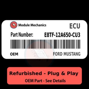 E8TF-12A650-CU3 ECU - PLUG & PLAY | Ford Mustang | ECM PCM BCM Engine Control Computer OEM