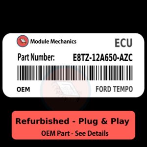 E8TZ-12A650-AZC ECU - PLUG & PLAY | Ford Tempo | ECM PCM BCM Engine Control Computer OEM