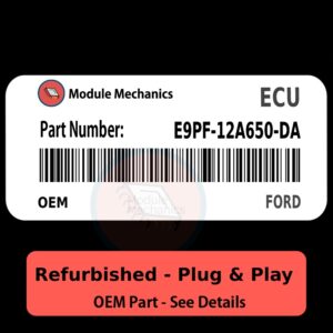 E9PF-12A650-DA ECU - PLUG & PLAY |  Ford | ECM PCM BCM Engine Control Computer OEM