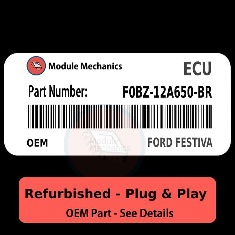 F0BZ-12A650-BR ECU - PLUG & PLAY | Ford Festiva | ECM PCM BCM Engine Control Computer OEM F0BZ-12A650-BR ECU - PLUG & PLAY | Ford Festiva | ECM PCM BCM Engine Control Computer OEM