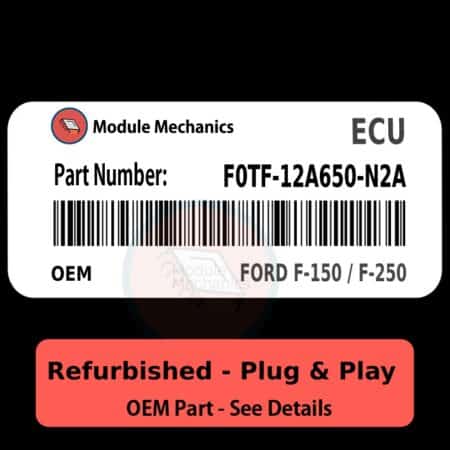 F0TF-12A650-N2A ECU - PLUG & PLAY |  Ford F-150 / F-250 | ECM PCM BCM Engine Control Computer OEM