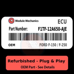 F1TF-12A650-AJE ECU - PLUG & PLAY |  Ford F-150 / F-250 | ECM PCM BCM Engine Control Computer OEM