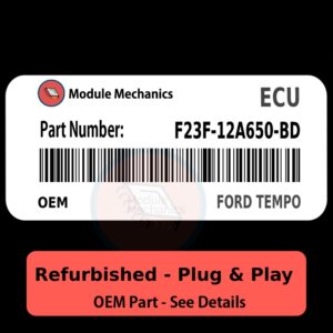 F23F-12A650-BD ECU - PLUG & PLAY |  Ford Tempo | ECM PCM BCM Engine Control Computer OEM