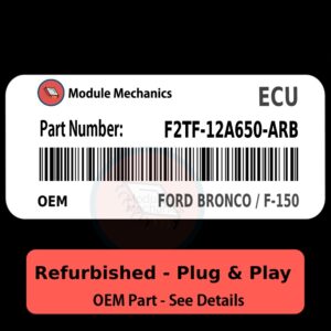 F2TF-12A650-ARB ECU - PLUG & PLAY |  Ford Bronco / F-150 | ECM PCM BCM Engine Control Computer OEM