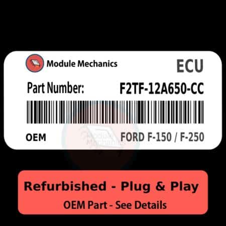 F2TF-12A650-CC ECU - PLUG & PLAY |  Ford F-150 / F-250 | ECM PCM BCM Engine Control Computer OEM