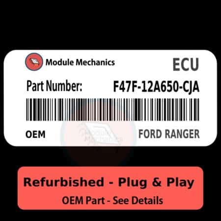F47F-12A650-CJA ECU - PLUG & PLAY |  Ford Ranger | ECM PCM BCM Engine Control Computer OEM