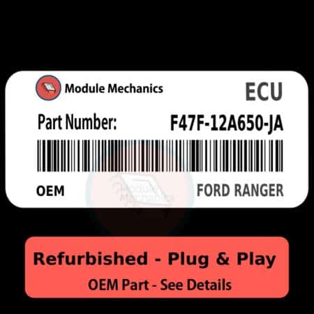 F47F-12A650-JA ECU - PLUG & PLAY |  Ford Ranger | ECM PCM BCM Engine Control Computer OEM