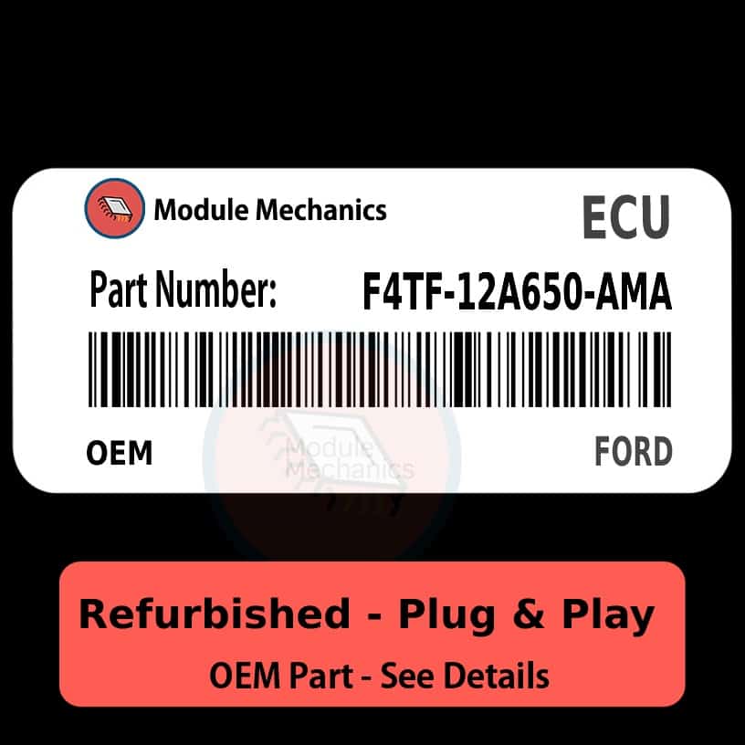 F4TF-12A650-AMB ECU - PLUG & PLAY | Ford F450 7.5L | ECM PCM BCM Engine Control Computer OEM F4TF-12A650-AMB ECU - PLUG & PLAY | Ford F450 7.5L | ECM PCM BCM Engine Control Computer OEM