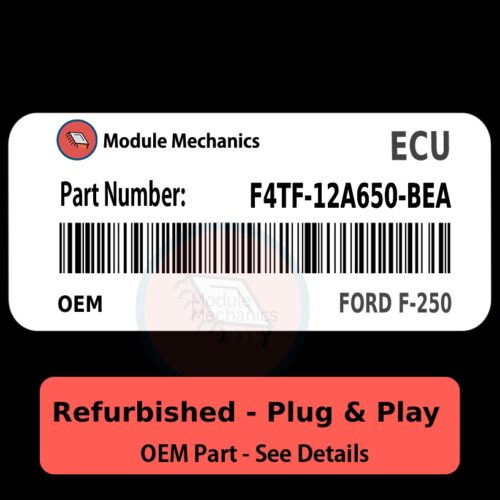 F4TF-12A650-BEA ECU - PLUG & PLAY |  Ford F-250 | ECM PCM BCM Engine Control Computer OEM