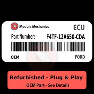 F4TF-12A650-CDA ECU - PLUG & PLAY |  Ford | ECM PCM BCM Engine Control Computer OEM