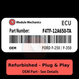 F4TF-12A650-TA ECU - PLUG & PLAY |  Ford F-250 / F-350 | ECM PCM BCM Engine Control Computer OEM