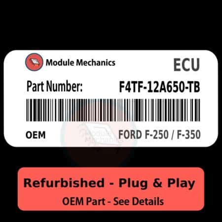F4TF-12A650-TB ECU - PLUG & PLAY |  Ford F-250 / F-350 | ECM PCM BCM Engine Control Computer OEM
