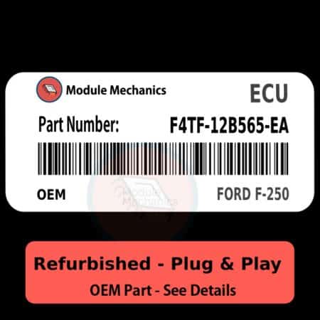 F4TF-12B565-EA ECU - PLUG & PLAY |  Ford F-250 | ECM PCM BCM Engine Control Computer OEM