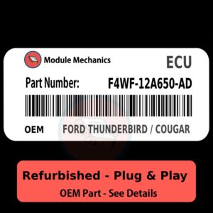 F4WF-12A650-AD ECU - PLUG & PLAY |  Ford Thunderbird / Cougar  | ECM PCM BCM Engine Control Computer OEM