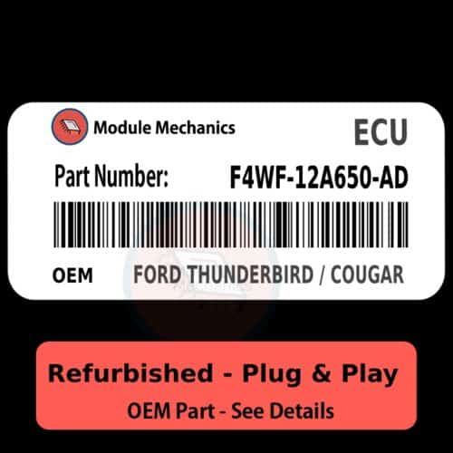 F4WF-12A650-AD ECU - PLUG & PLAY |  Ford Thunderbird / Cougar  | ECM PCM BCM Engine Control Computer OEM