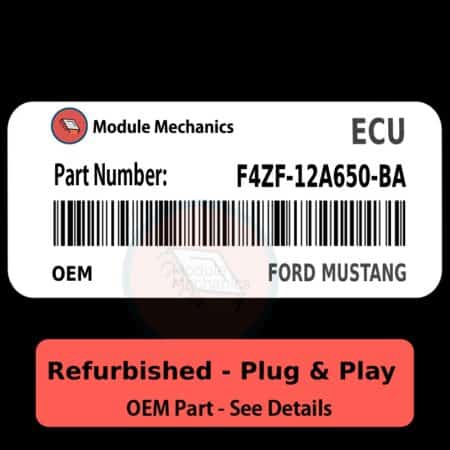 F4ZF-12A650-BA ECU - PLUG & PLAY |  Ford Mustang | ECM PCM BCM Engine Control Computer OEM