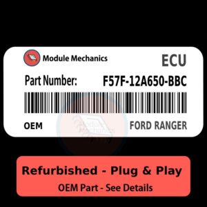 F57F-12A650-BBC ECU - PLUG & PLAY |  Ford Ranger | ECM PCM BCM Engine Control Computer OEM