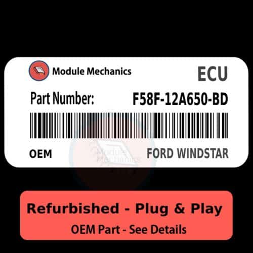 F58F-12A650-BD ECU - PLUG & PLAY |  Ford Windstar | ECM PCM BCM Engine Control Computer OEM