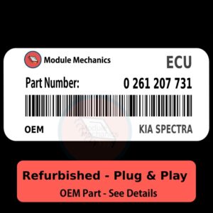 0 261 207 731 ECU - PLUG & PLAY |  Kia Spectra | ECM PCM BCM Engine Control Computer OEM