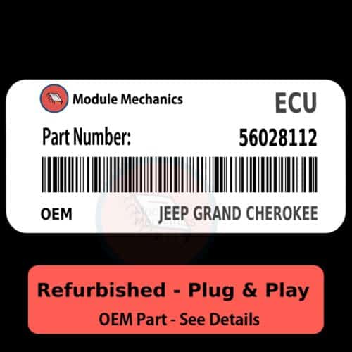 56028112 ECU - PLUG & PLAY |  Jeep Grand Cherokee | ECM PCM BCM Engine Control Computer OEM