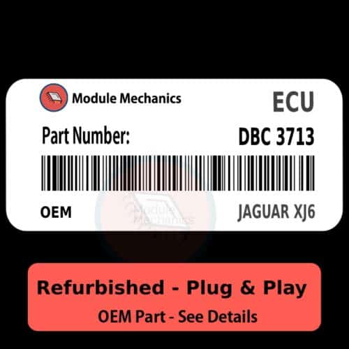 DBC 3713 ECU - PLUG & PLAY |  Jaguar XJ6 | ECM PCM BCM Engine Control Computer OEM
