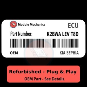 K2BWA LEV T8D ECU - PLUG & PLAY |  Kia Sephia | ECM PCM BCM Engine Control Computer OEM