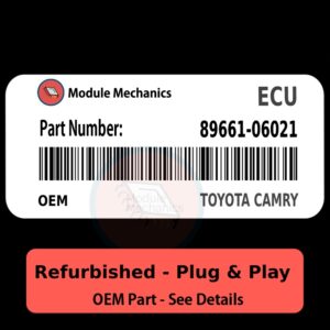 89661-06021 ECU - PLUG & PLAY |  Toyota Camry | ECM PCM BCM Engine Control Computer OEM