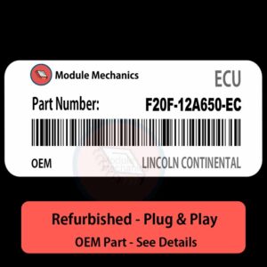 F20F-12A650-EC ECU - PLUG & PLAY |  Lincoln Continental | ECM PCM BCM Engine Control Computer OEM