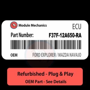 F37F-12A650-RA ECU - PLUG & PLAY |  Ford Explorer / Mazda Navajo | ECM PCM BCM Engine Control Computer OEM