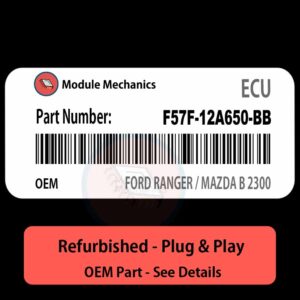 F57F-12A650-BB ECU - PLUG & PLAY |  Ford Ranger / Mazda B 2300 | ECM PCM BCM Engine Control Computer OEM