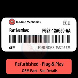 F62F-12A650-AA ECU - PLUG & PLAY |  Ford Probe / Mazda 626 | ECM PCM BCM Engine Control Computer OEM