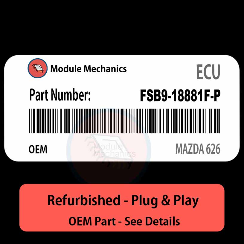 FSB9-18881F-P ECU - PLUG & PLAY | Mazda 626 | ECM PCM BCM Engine Control Computer OEM FSB9-18881F-P ECU - PLUG & PLAY | Mazda 626 | ECM PCM BCM Engine Control Computer OEM