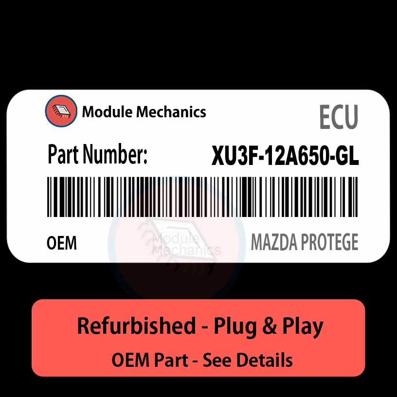 XU3F-12A650-GL ECU - PLUG & PLAY | Mazda Protege | ECM PCM BCM Engine Control Computer OEM XU3F-12A650-GL ECU - PLUG & PLAY | Mazda Protege | ECM PCM BCM Engine Control Computer OEM