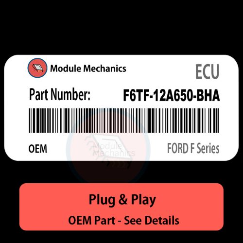 F6TF-12A650-BHA ECU - PLUG & PLAY |  Ford F Series | ECM PCM BCM Engine Control Computer OEM