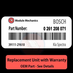 0 261 208 071 391112Y600 ECU - PLUG & PLAY |  Kia Spectra | ECM PCM BCM Engine Control Computer OEM