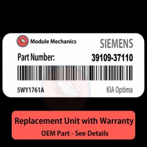 39109-37110 5WY1761A ECU - PLUG & PLAY |  KIA Optima | ECM PCM BCM Engine Control Computer OEM