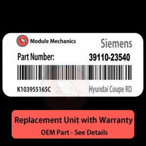 39110-23540  K103955165C ECU - PLUG & PLAY |  Hyundai Coupe RD | ECM PCM BCM Engine Control Computer OEM