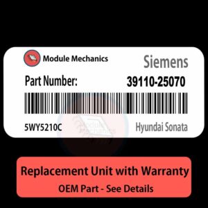 39110-25070  5WY5210C ECU - PLUG & PLAY |  Hyundai Sonata | ECM PCM BCM Engine Control Computer OEM