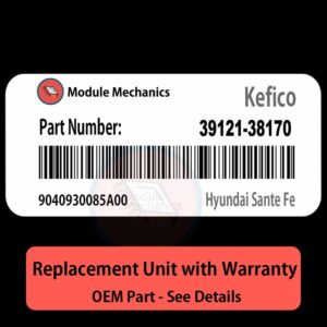 39121-38170  9040930085A00 ECU - PLUG & PLAY |  Hyundai Sante Fe | ECM PCM BCM Engine Control Computer OEM
