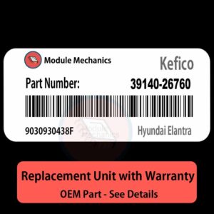 39140-26760  9030930438F ECU - PLUG & PLAY |  Hyundai Elantra  | ECM PCM BCM Engine Control Computer OEM
