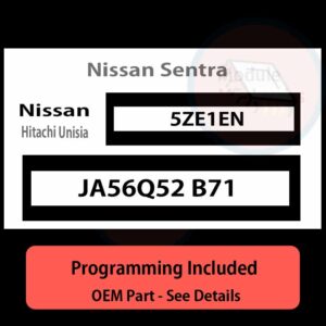 JA56Q52 B71  / 5ZE1EN ECU with PROGRAMMING - VIN & Security | Nissan Sentra  | ECM PCM Engine Control Computer OEM