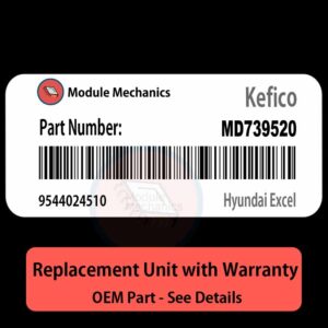 MD739520 9544024510 ECU - PLUG & PLAY |  Hyundai Excel | ECM PCM BCM Engine Control Computer OEM