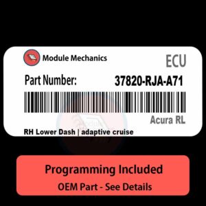 37820-RJA-A71  / Factory ECU with PROGRAMMING - VIN & Security | Acura RL  | ECM PCM Engine Control Computer OEM
