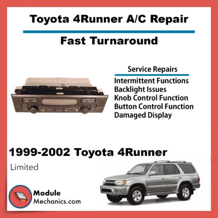 55900-35360 | Toyota 4Runner 99-02 | HVAC - EATC - Heater - Digital Climate Control Repair Service