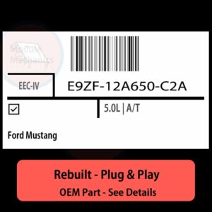 E9ZF-12A650-C2A EEC-IV ECU - PLUG & PLAY |  Ford Mustang | ECM PCM BCM Engine Control Computer OEM