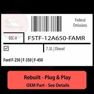 F5TF-12A650-FAMR EECV ECU - PLUG & PLAY |  Ford F-250 | F-350 | F-450 | ECM PCM BCM Engine Control Computer OEM
